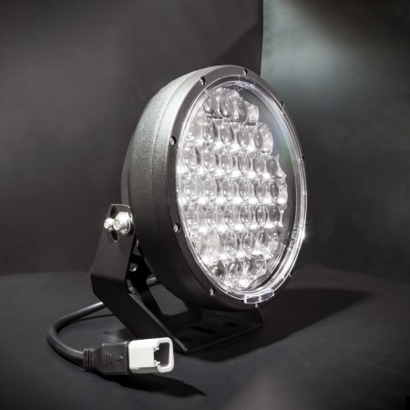 BLACK DIAMOND 9 Inch LED Driving Lights with 5D Hybid Lenses.